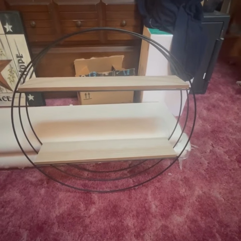 Modern Circular Wall Shelf